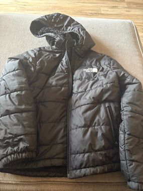 The North Face Black Quilted Hooded Puffer Jacket